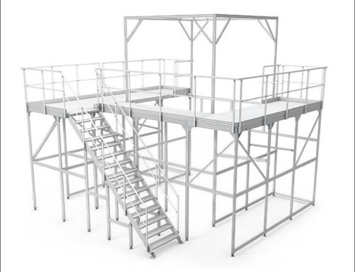 U-shaped assembly platform