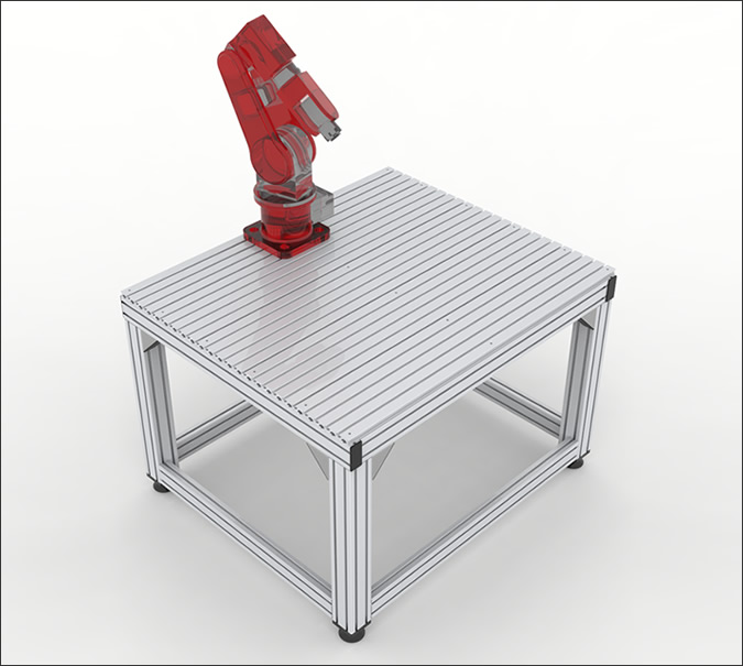 Medium Duty Robot Table